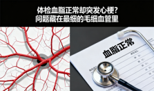 体检血脂正常却突发心梗？问题藏在最细的毛细血管里