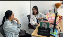 中北花都花园门店负责人戴文颖达古冰川圆满考察结束