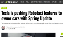 Robotaxi 功能下放，特斯拉多款车型迎来后排交互地图