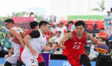 十五运会三人篮球成年组首日比赛：广东两队各取一胜一负