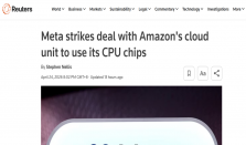 Meta 与亚马逊 AWS 达成合作，大规模部署 Graviton AI 基础设施