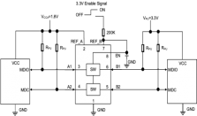 2通道自动双向电平转换  力芯微推出适用于开漏和推挽的极低延时自动双向电平转换